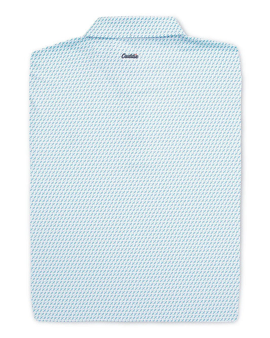 C145Y Youth Caddie X Factor Polo Blue /Green 0