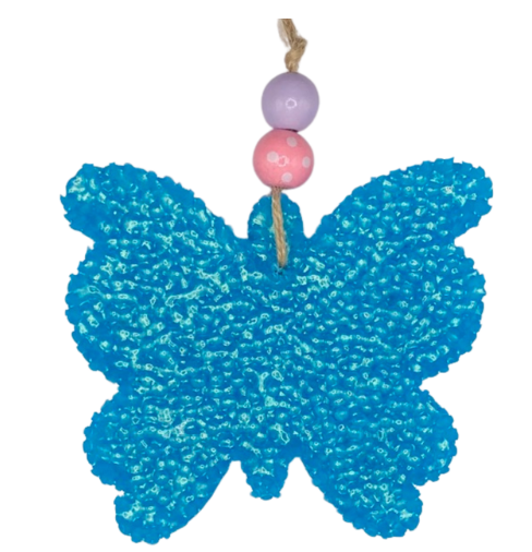 BEADED BUTTERFLY Funky Fleur De Lis Signature Freshie