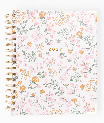 78884 Mary Square Petal Charm Spiral Planner