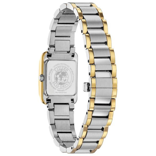 EW5554-58D Ladies' Citizen Eco-Drive Bianca Crystal Two-Tone Watch | 22x28mm