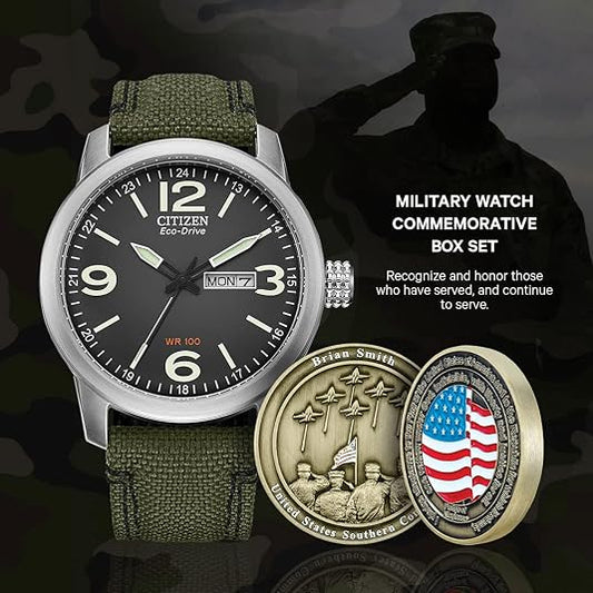 BM8570-09E Citizen Men's Military Watch Commemorative Box Set
