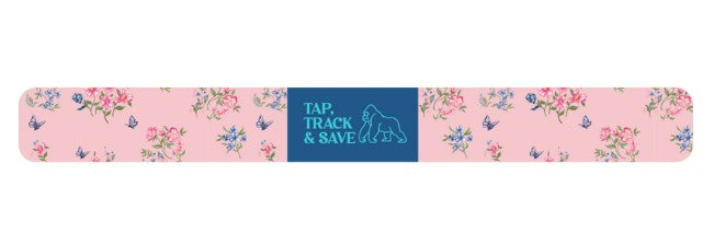 PP-0226-TRACK-TAP-GORL-FLRL Simply Southern Gorilla Tap to Track Bracelet Floral