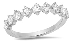 XL-1025-SS Sterling Silver 1CTW Lab Grown Diamond Band