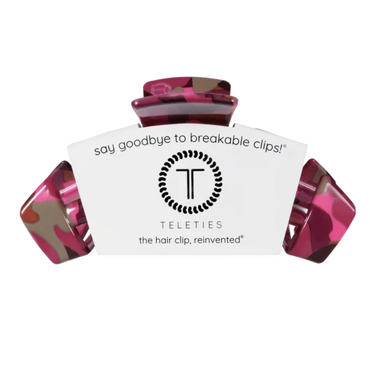 TT-CL01-260 Teleties Large Claw Clip Garden Glam 0