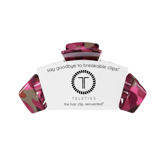TT-CM01-260 Teleties Medium Claw Clip Garden Glam 0