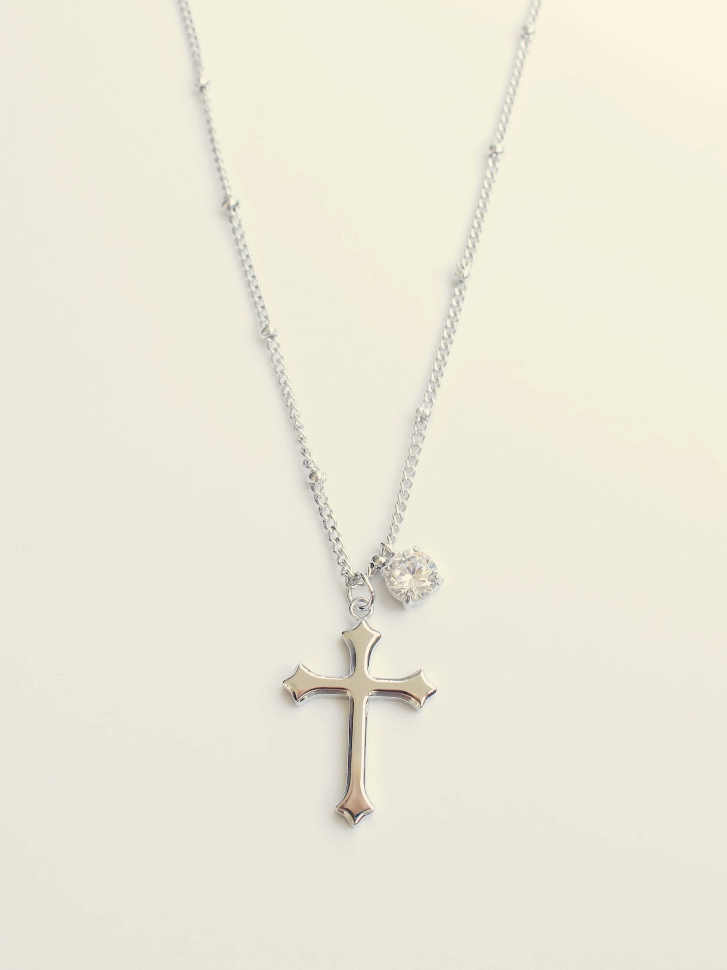 LH-NK01/02 By Grace Jewelry Cross Necklace PVD Plated 0