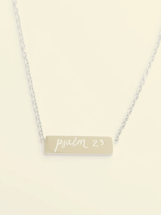 LH-NK11/12 By Grace Jewelry Psalm 23 Necklace PVD Plated 0