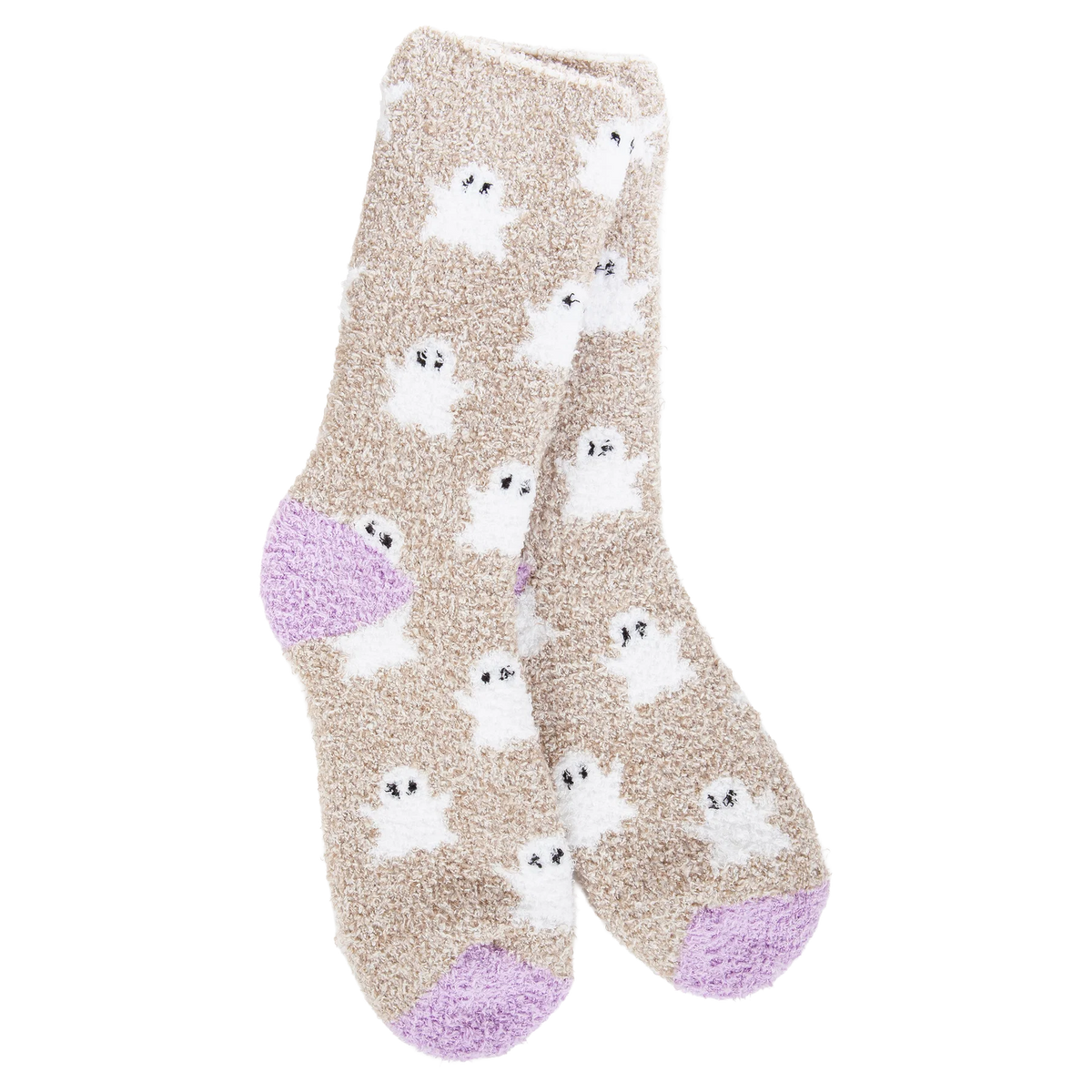 77083 WKPFIR World's Softest Socks Fireside Cozy Crew Ghostly 0