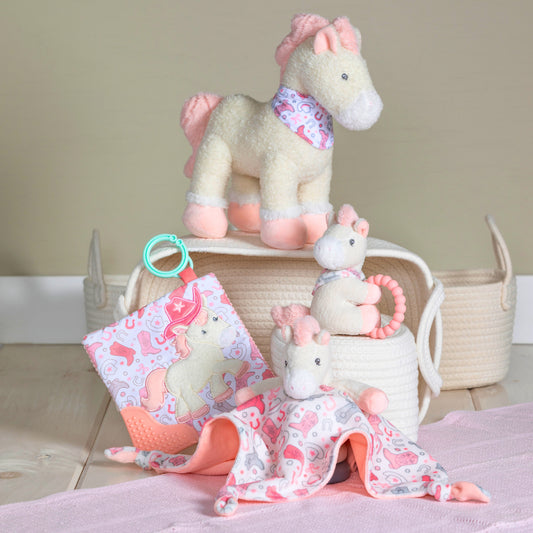 43321 Giddy Up Pony Crinkle Teether – 6″