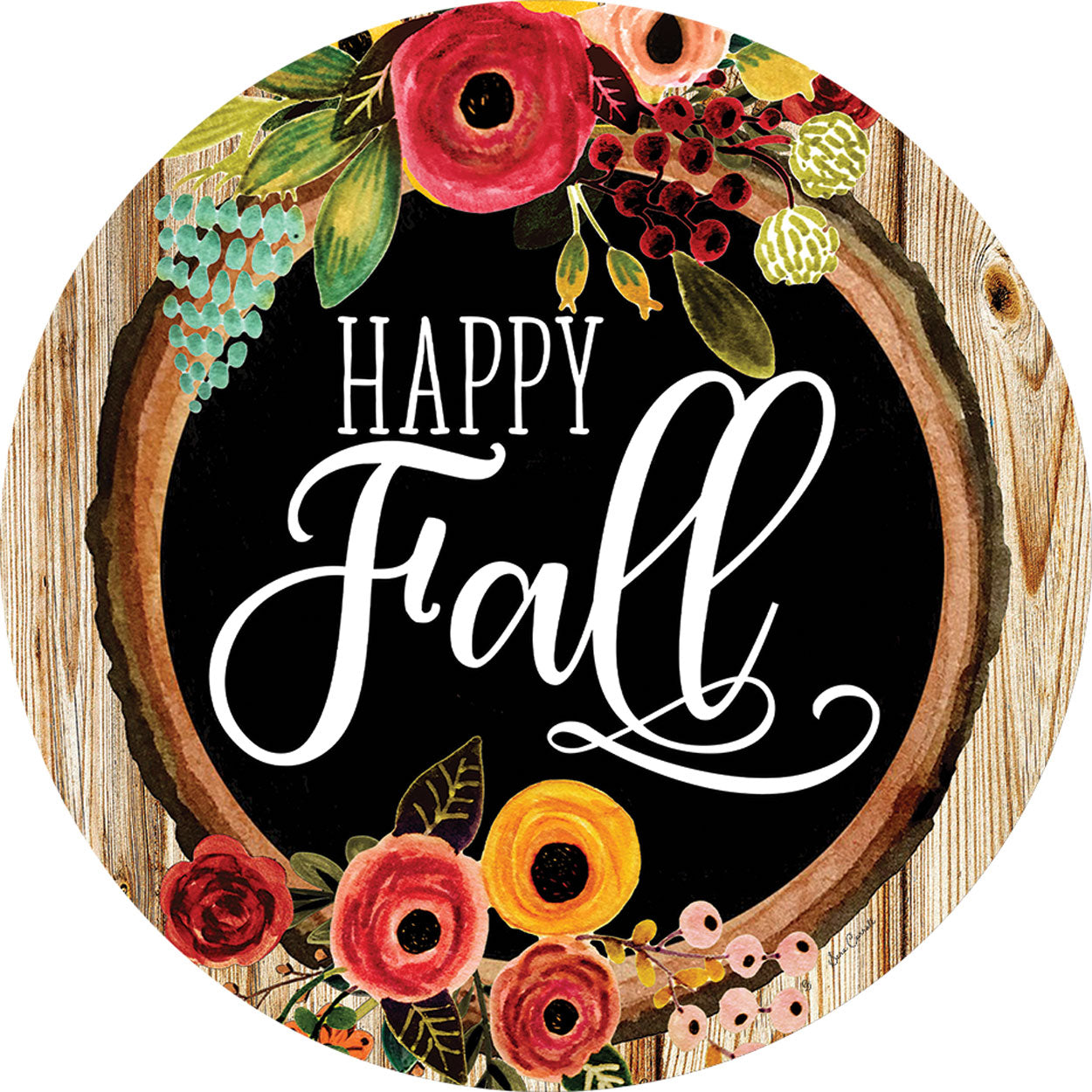 Fall Floral Stepping Stone