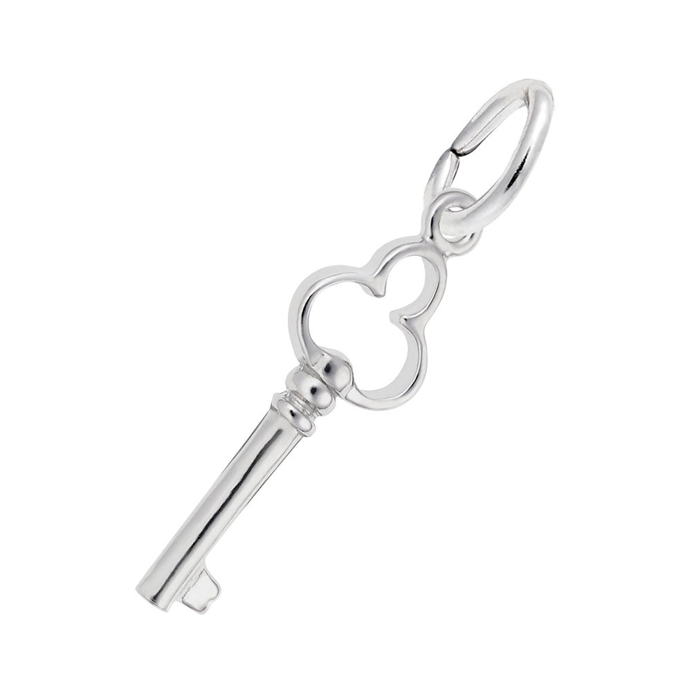 Rembrandt Antique Trefoil Key Accent Charm