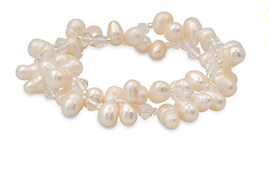 Cyber Monday Freshwater Stretch Pearl Bracelet