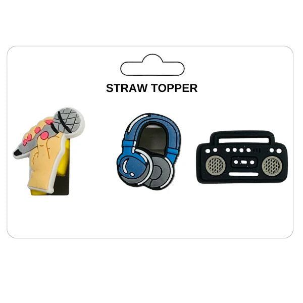 ST1001MUS8MM Music Straw Topper - 8mm