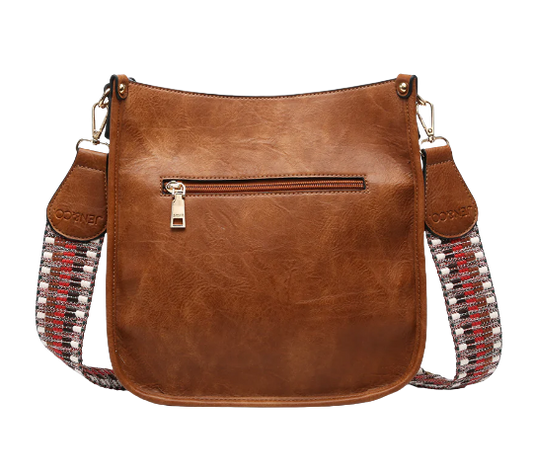 Chloe Vegan Crossbody in Brown