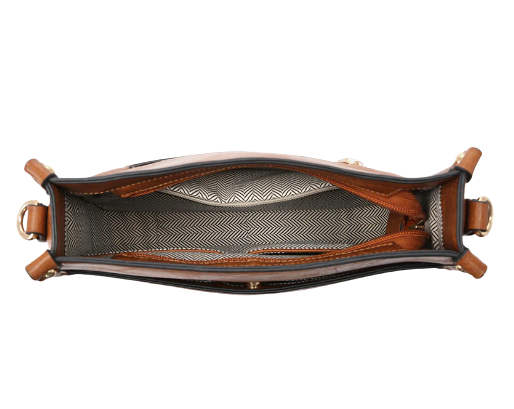 Chloe Vegan Crossbody in Brown