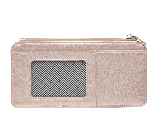 Saige Vegan Wallet in Mocha