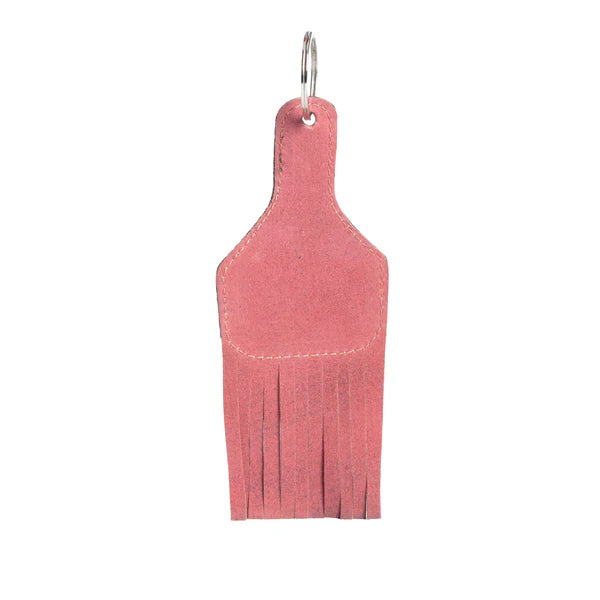 S-10784 Myra Steer Crossing Key Fob in Rose