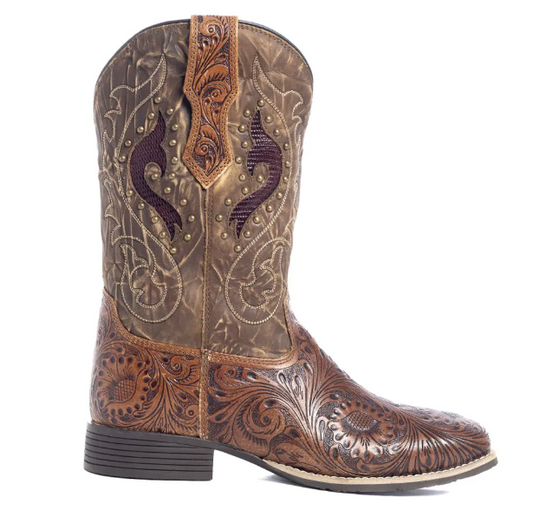 S-10612 Myra Gianna Hand-Tooled Boots