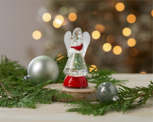 LED Light Up Cardinal Mini Shimmer