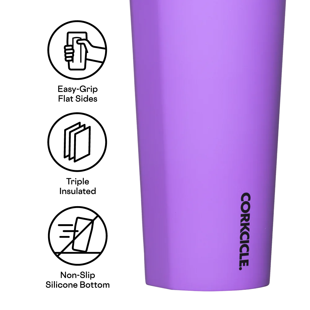 Corkcicle 24oz Cold Cup Tumbler in Varsity Purple