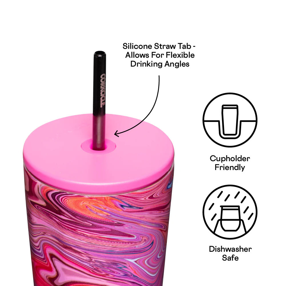 Corkcicle 24oz Cold Cup Tumbler in Lava Lamp