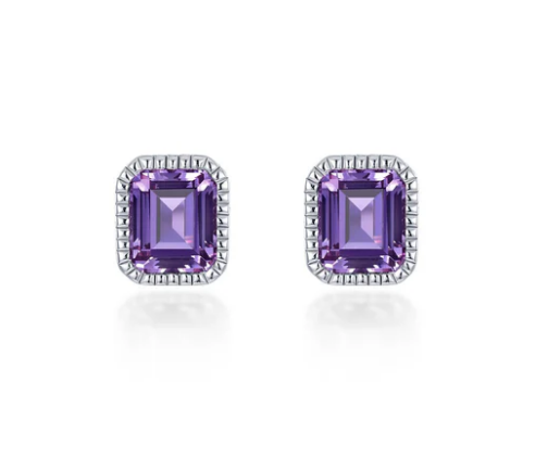 BE008AMP00 Lafonn Birthstone Solitaire Stud Earrings