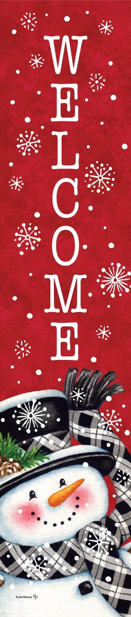 Black & Red Snowman Yard Expression