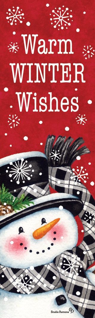 Black & Red Snowman Plant Expression