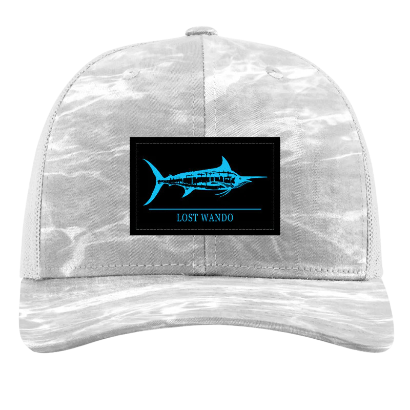 Lost Wando Marlin Woven Patch - Mossy Oak & Light Grey