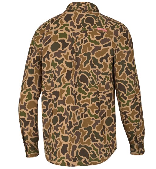 Local Boy Sportman's Shacket - Old School Camo