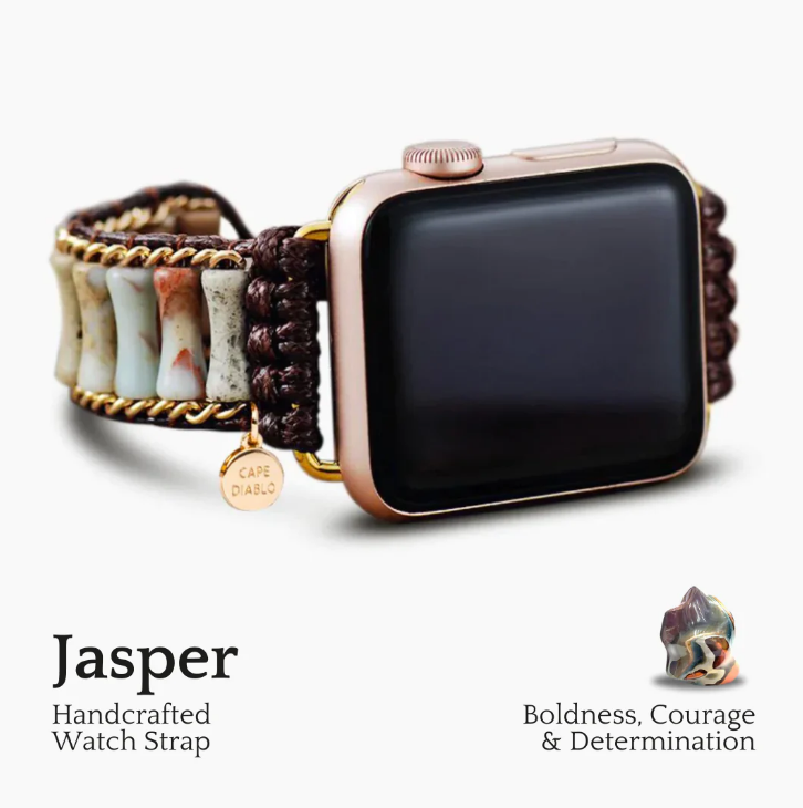 Refined Imperial Jasper Apple Watch Strap