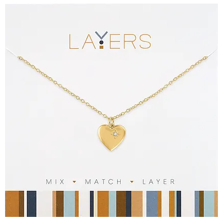 Layers Gold Heart of Gold Necklace
