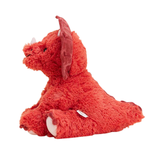 Red Triceratops Warmies