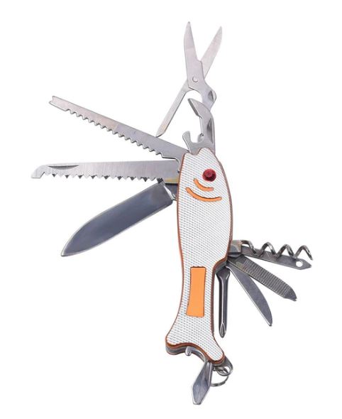 3023A Mad Man Fisherman's Friend Multi Function Pocket Tool - Orange