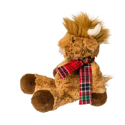 55601 Mary Meyer Marshmallow Junior Nutmeg Highland Cow