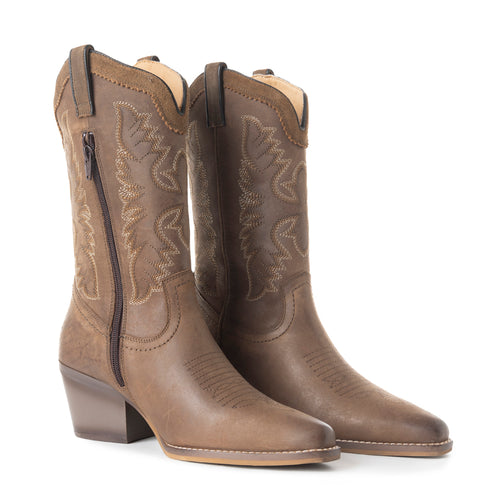 S-4098 Myra Bag Tall "Formidable" Leather Boots 0