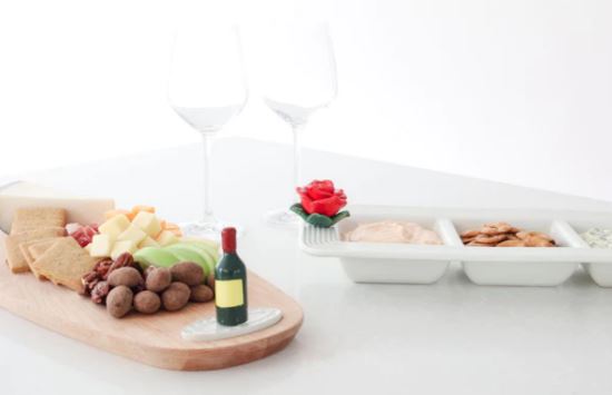 Nora Fleming Pinstripes Garnish Dish