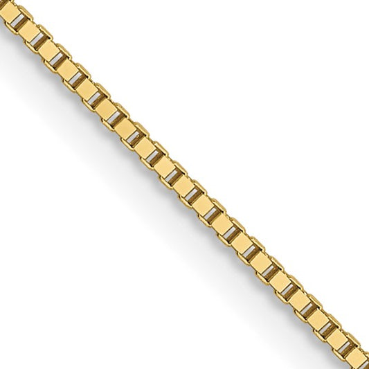 10K Yellow Gold .7MM Box Chain - 18"
