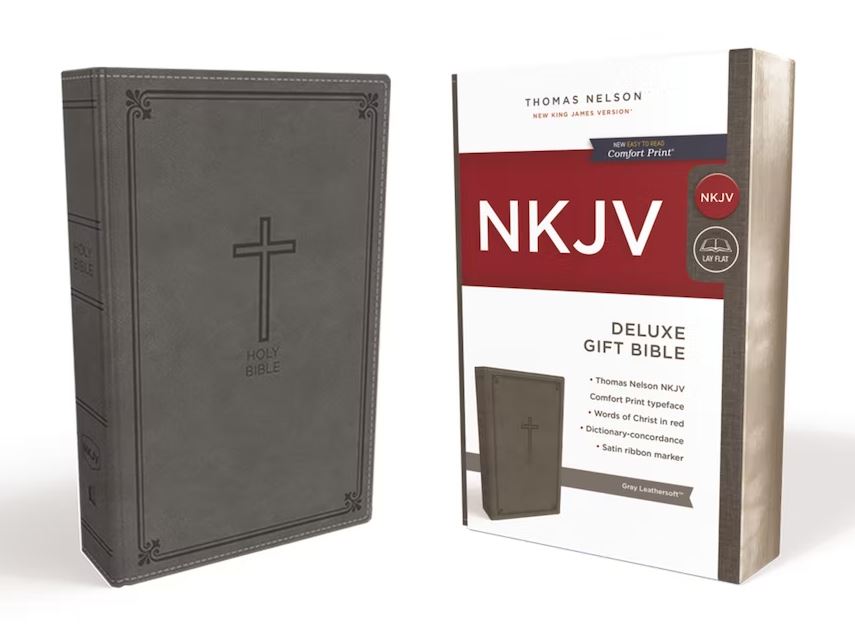 NKJV Deluxe Gift Bible Leathersoft Comfort Print