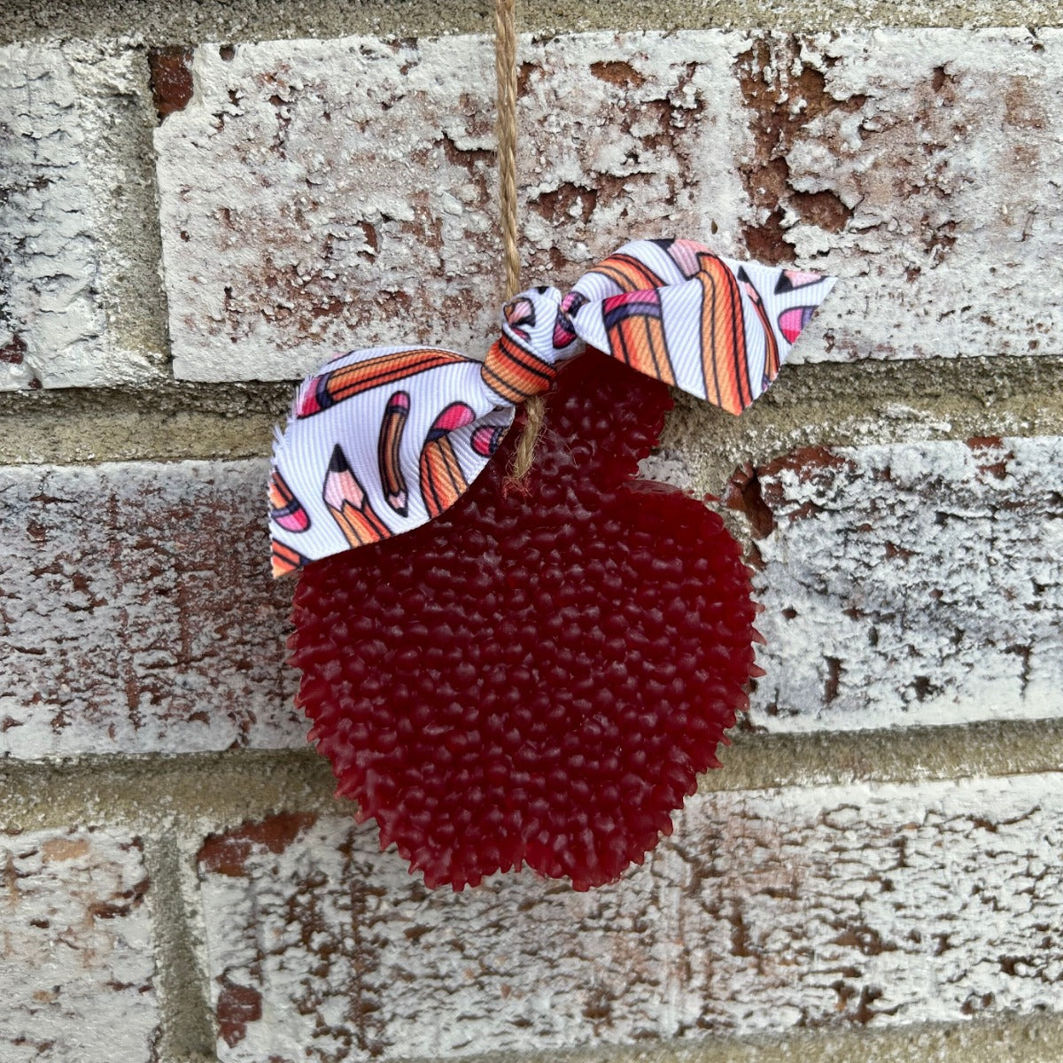 Apple Freshie With Ribbon