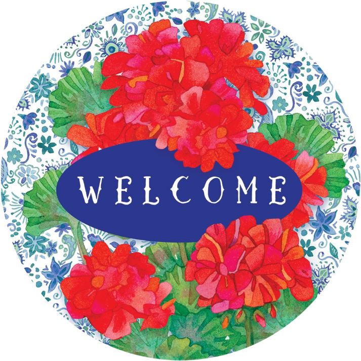 Geraniums Accent Magnet