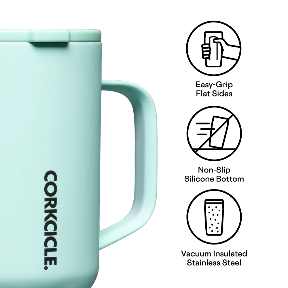 Corkcicle 16oz Coffee Mug - Sun Soaked Teal