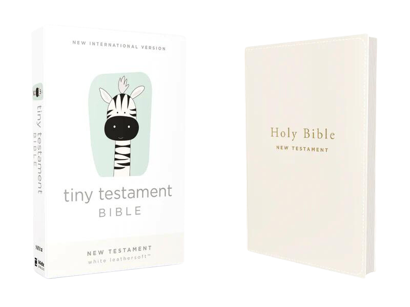 NIV Tiny Testament Bible - Leathersoft White