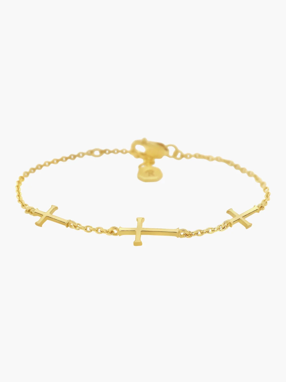 590005GD RIZEN Calvary Cross Bracelet