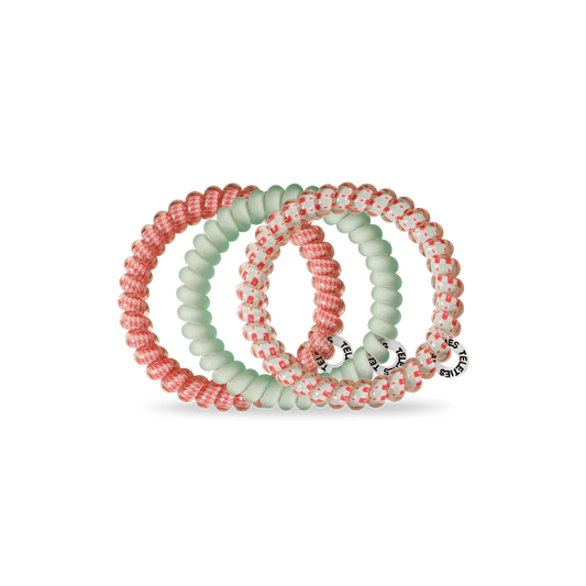 Teleties Small Hair Ties - Calming Coral