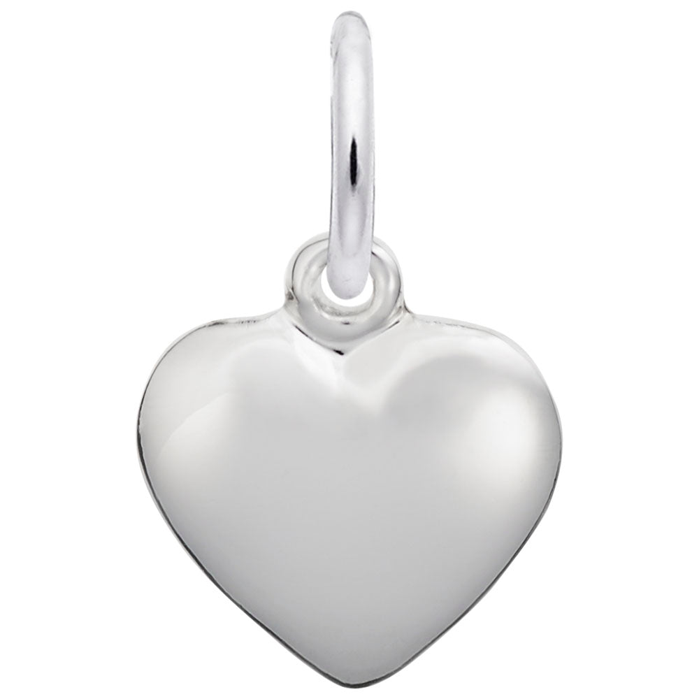 Rembrandt Small Puffy Heart Charm