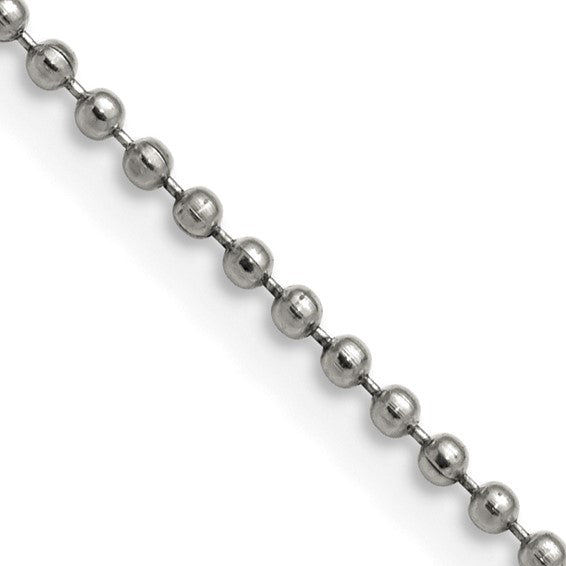 Stainless Steel Ball Chain - 22"