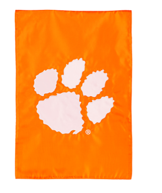 Clemson University Applique Garden Flag