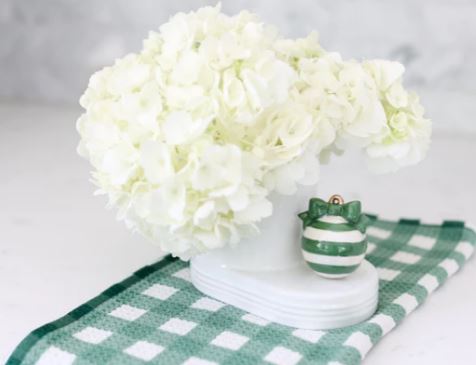 RETIRED Nora Fleming Green Deck The Halls Mini