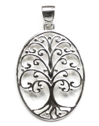Southern Gates Large Oval Oak Tree Pendant